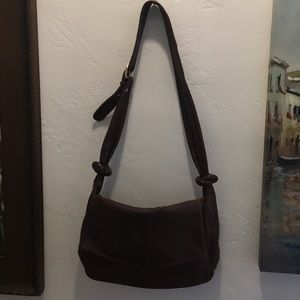 Marco Buggiani Brown leather made in Italy handbag